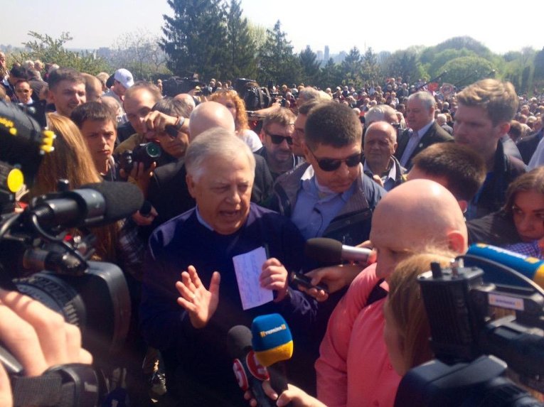 Петр Симоненко на митинге КПУ в Киеве