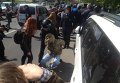 Задержание участников потасовки на месте митинга сторонников КПУ