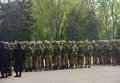 Смотр силовиков на Куликовом поле в Одессе
