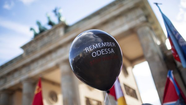 Акции памяти по погибшим в Одессе 2 мая 2014 года в Европе