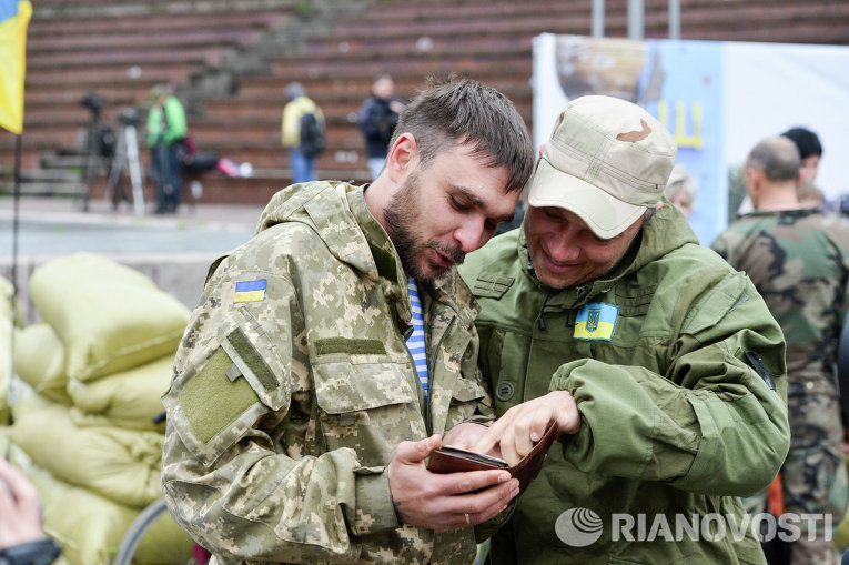 В Киеве отметили годовщину добровольческого движения в Украине