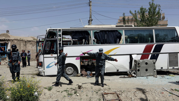 Нападение боевиков на автобус в Афганистане. Архивное фото