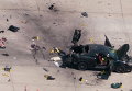 Автомобиль боевиков, которые открыли огонь в воскресенье у выставки карикатур на пророка Мухаммеда в Техасе