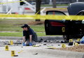 На месте убийства боевиков в Техасе