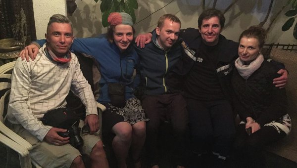 Шкиряк и украинцы, которые оказались в Непале во время землетрясения