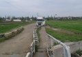 В Николаевской области фура обрушила понтонный мост через реку