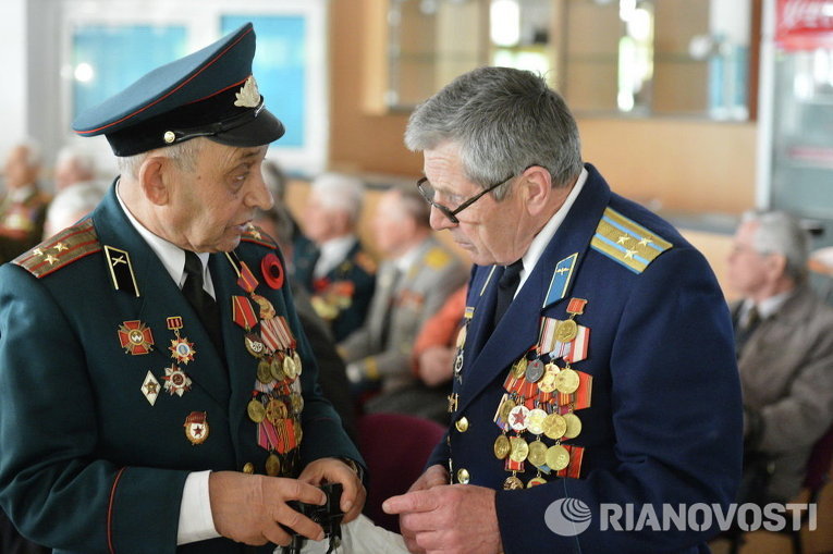 Праздничная встреча руководства Киевского горсовета и КГГА с ветеранами ВОВ