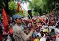 Индийский фермер в Нью-Дели протестуют против реформ правительства в сельскохозяйственной сфере