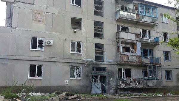 Ситуация в поселке Пески под Донецком