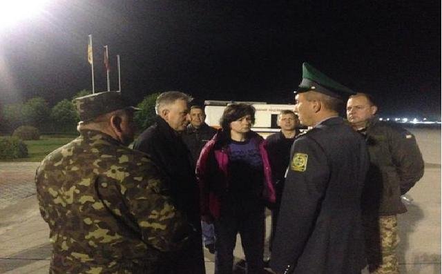 Встреча украинцев, эвакуированных из Непала, в Борисполе
