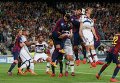 Игровой момент встречи Барселона - Бавария