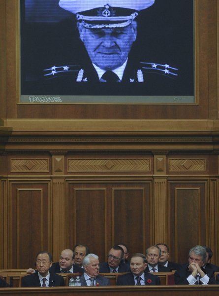 Экс-президенты Украины и генеральный секретарь ООН на заседании Верховной Рады