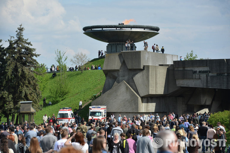 Ситуация в киевском Музее ВОВ в День Победы