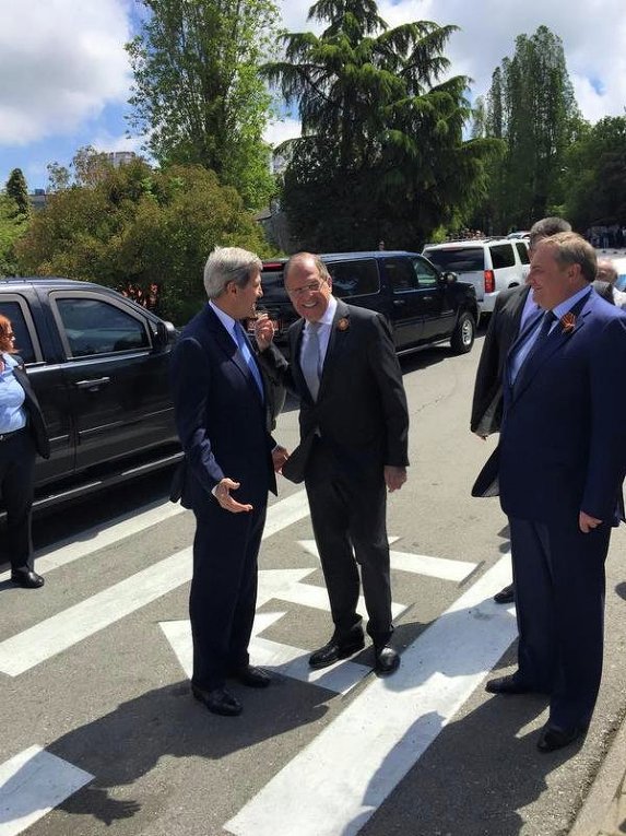 Встреча Джона Керри и Сергея Лаврова в Сочи