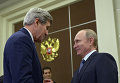 Встреча президента России В.Путина с госсекретарем США Д.Керри