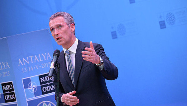 Генеральный секретарь НАТО Йенс Столтенберг на встрече глав МИД стран-членов НАТО