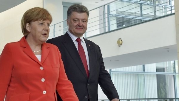 Встреча Петра Порошенко и Ангелы Меркель в Берлине