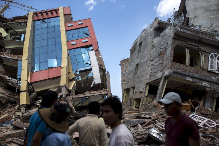 Последствия нового землетрясения в Непале