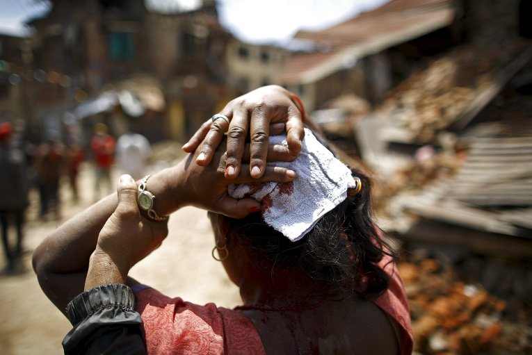 Последствия нового землетрясения в Непале