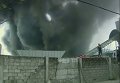 Пожар на фабрике на Филиппинах. Видео