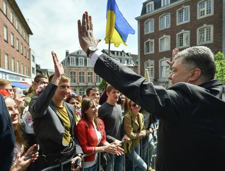 Встреча президента Порошенко с украинской диаспорой в Германии