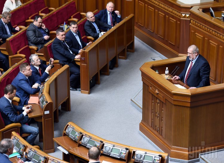 Рефат Чубаров во время присяги народного депутата