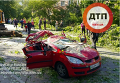 Дерево упало на автомобиль в Киеве, погиб ребенок