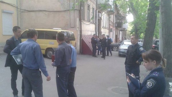 Взрыв у офиса Свободы в Одессе