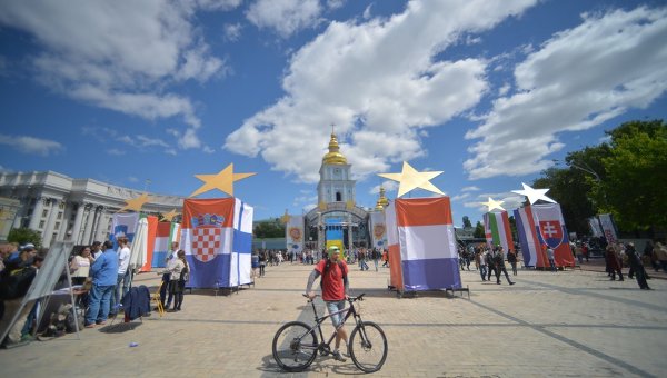 Празднование Дня Европы в Киеве. Архивное фото