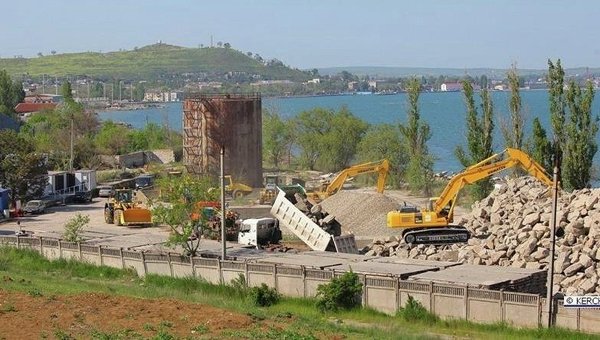 В Крыму началось строительство Керченского моста