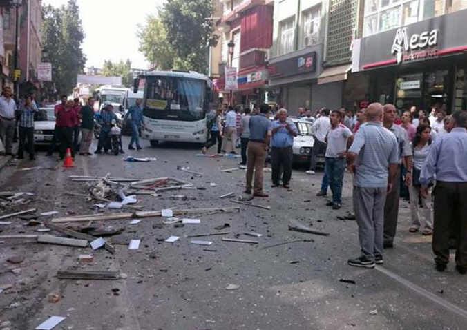 На месте взрыва в Турции
