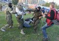 Массовые столкновения на месте застройки на Осокорках в Киеве
