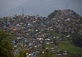 Вид на поселок Барпак, разрушенный во время серии землетрясений в Непале