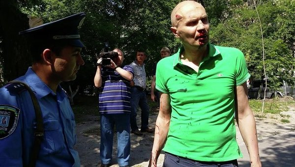 Виталий Черняховский после нападения