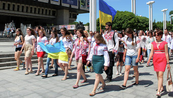 Парад вышиванок в Харькове