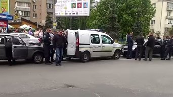 Киевская милиция предотвратила ограбление иностранца. Видео