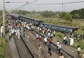 В Индии поезд сошел с рельсов