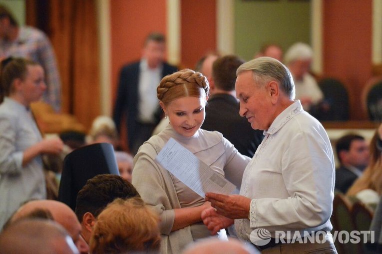 Юлия Тимошенко на конкурсе знатоков украинского языка