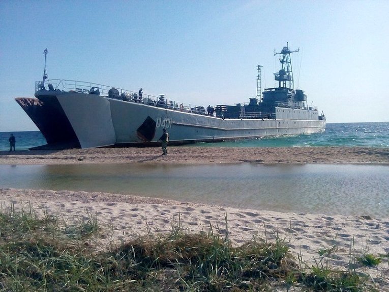 Занятия ВМС Украины по морской десантной подготовке