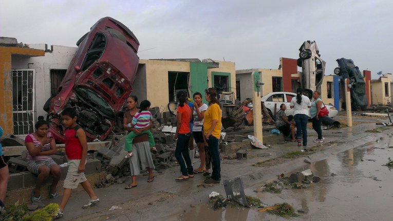 Торнадо в Мексике