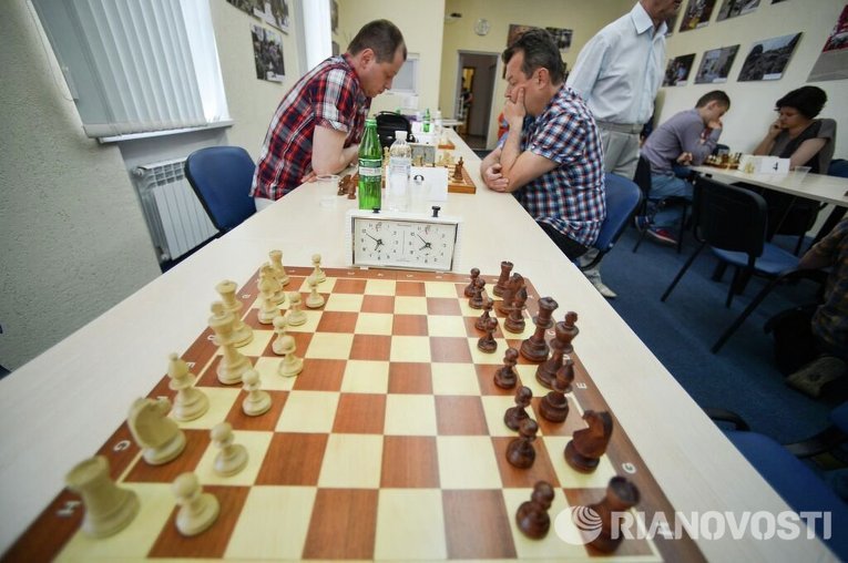 Товарищеская встреча по шахматам между сборными командами Национального союза журналистов Украины и Ассоциации народных депутатов Украины