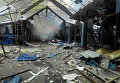 Рынок в Донецке после обстрела