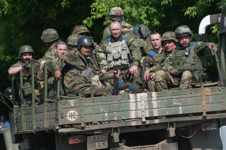 Батальон Киев-1 в Марьинке