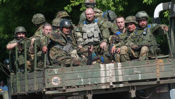 Батальон Киев-1 в Марьинке