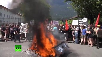 В Германии проходят протесты против саммита G7