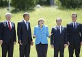 Харпер, Обама, Меркель, Олланд и Кэмерон