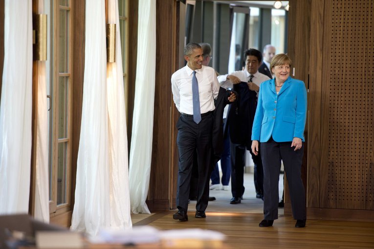 Обама, Абэ и Меркель прибыли на первую рабочую сессию саммита G7