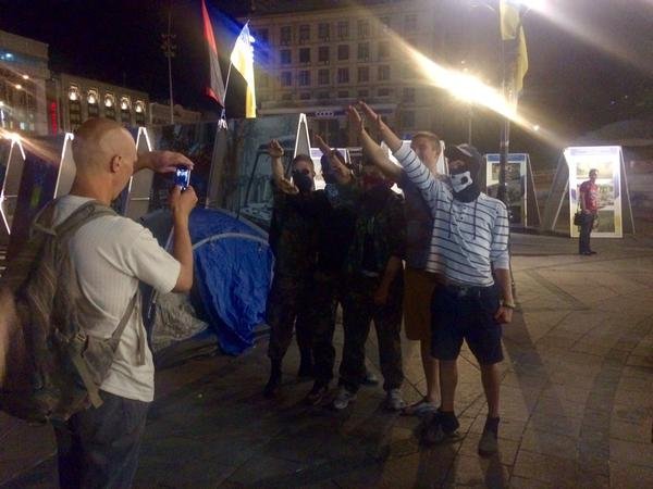 Снос палаток на Майдане