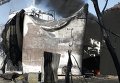 Пожар на нефтебазе под Киевом ликвидирован