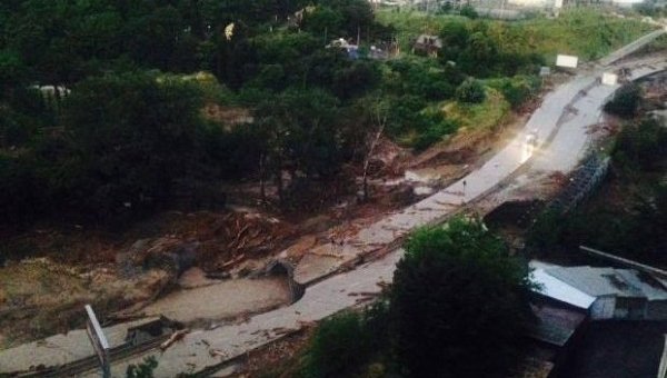 Разрушительное наводнение в Тбилиси